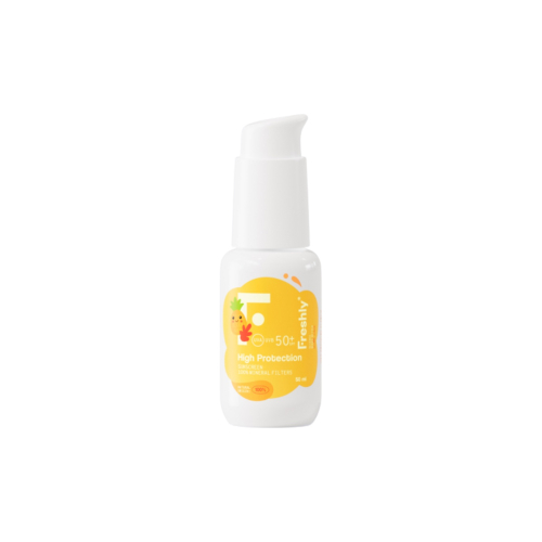 Freshly Cosmetics - Crema solare per bambini SPF50+ High Protetion - 50ml