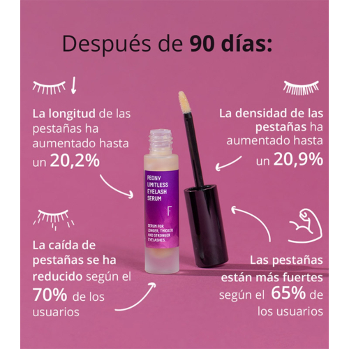 Freshly Cosmetics - Siero per ciglia Peony Limitless