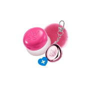 Fwee - *Keyring* - Balsamo labbra e guance colorato con portachiavi Pudding Pot - PK04: Crush