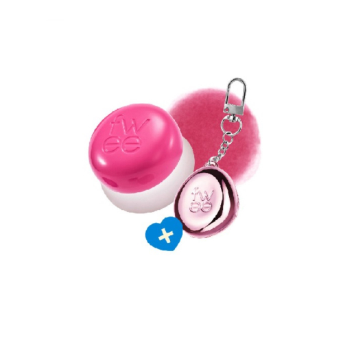 Fwee - *Keyring* - Balsamo labbra e guance colorato con portachiavi Pudding Pot - PK04: Crush