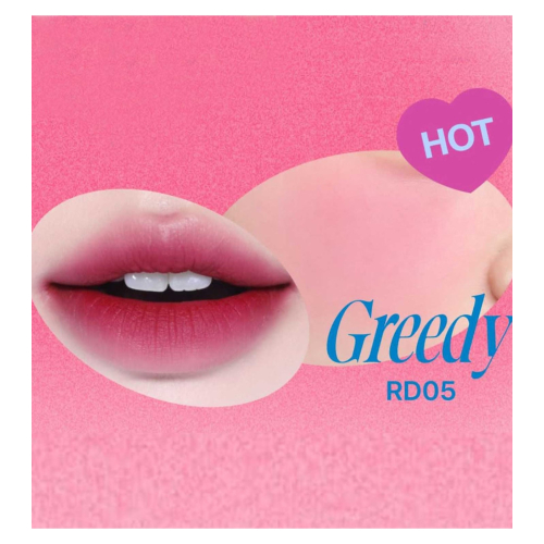 Fwee - *Keyring* - Balsamo labbra e guance colorato con portachiavi Pudding Pot - RD05: Greedy