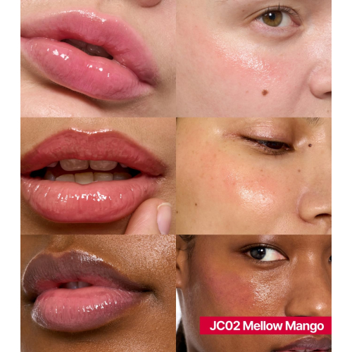 Fwee - *Keyring* - Balsamo colorato per labbra e guance Jelly Pot - JC02: Mellow Mango