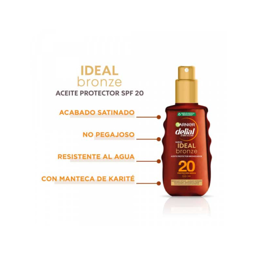 Garnier - Olio protettivo abbronzante Ideal Bronze Delial - SPF20