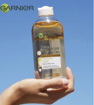 Garnier - Acqua Micellare Olio 400ml - Tutti i tipi di pelle