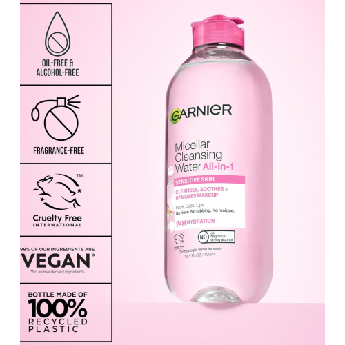 Garnier - Acqua Micellare tutto in uno 400ml - Tutti i tipi di pelle