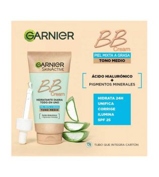 Garnier - Crema BB mista per pelli grasse - Medium
