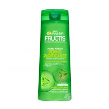 Garnier - Fructis Nutri Pure Fresh Shampoo Purificante cetriolo - Grasso di capelli senza paraben in silicone