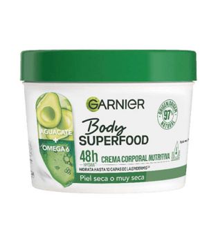 Garnier - Crema corpo nutriente Body Superfood - Avocado: Pelle secca o molto secca