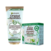 Garnier - Impacco balsamo senza risciacquo + Shampoo solido Coco Original Remedies - Capelli normali Garnier - Impacco balsamo senza risciacquo + Shampoo solido Coco Original Remedies - Capelli normali