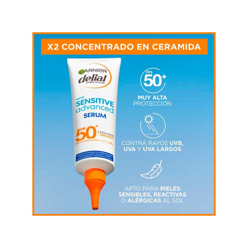 Garnier - Sensitive Advanced Delial SPF50+ Ceramide Protect Siero per il corpo