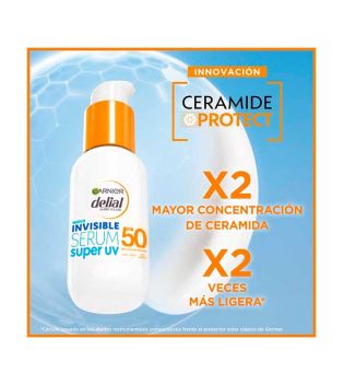 Garnier - Siero Viso Protettivo Delial Invisible Super UV SPF50+ Ceramide Protect