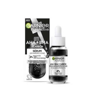 Garnier - *Skin Active* - Siero anti-imperfezioni con Niacinamide, AHA, BHA e Carbone