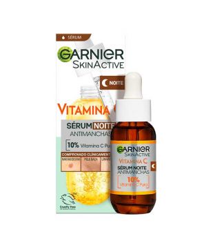 Garnier - *Skin Active* - Siero notte anti-macchie 10% vitamina C e acido ialuronico