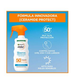 Garnier - Sensitive Advanced Delial Crema Solare Spray FPS 50+ Ceramide Protect 270ml