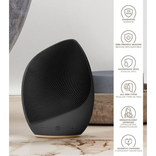 GESKE - Sonic Spazzola massaggiante e per la pulizia del viso 5 in 1 - Oro nero