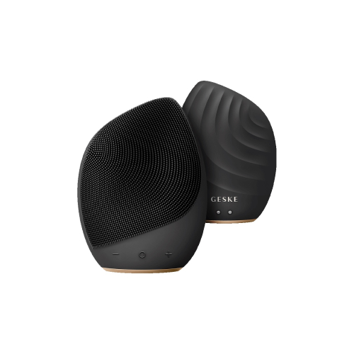 GESKE - Sonic Spazzola massaggiante e per la pulizia del viso 5 in 1 - Oro nero