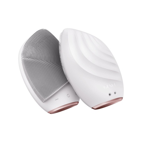 GESKE - Sonic Spazzola massaggiante e per la pulizia del viso 5 in 1 - Bianco oro rosa