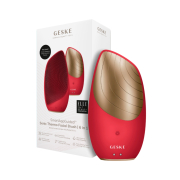 GESKE - *I love myself* - Spazzola per la pulizia e il massaggio del viso 6 in 1 Sonic Thermo - Red
