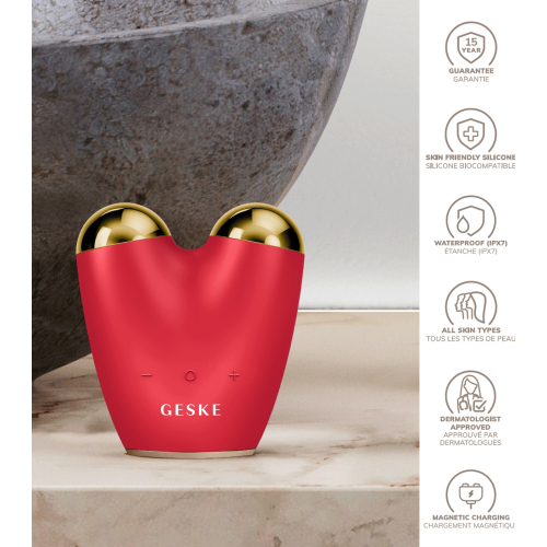 GESKE - *I love myself* - Massaggiatore Microcurrent Face-Lifter 6 In 1 - Red