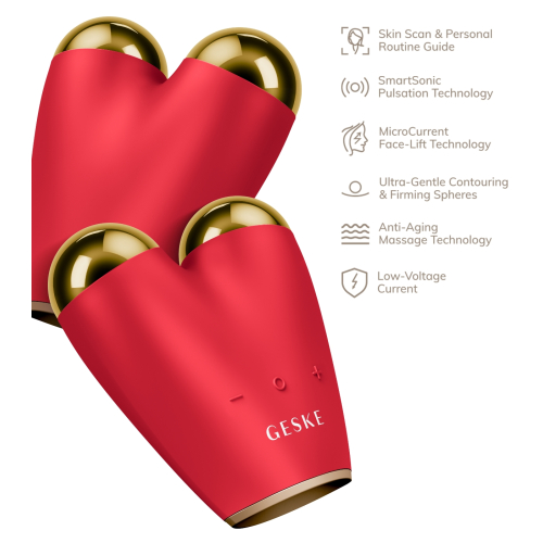 GESKE - *I love myself* - Massaggiatore Microcurrent Face-Lifter 6 In 1 - Red