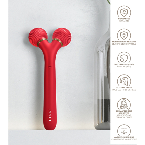 GESKE - *I love myself* - Rullo sonico per il viso 4 in 1 - Red