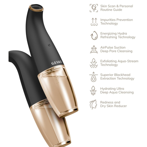 GESKE - Detergente Aqua-Stream Face Cleanser 8 in 1 - Black Gold