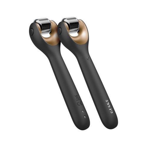 GESKE - Rullo facciale con microaghi 9 in 1 - Oro nero