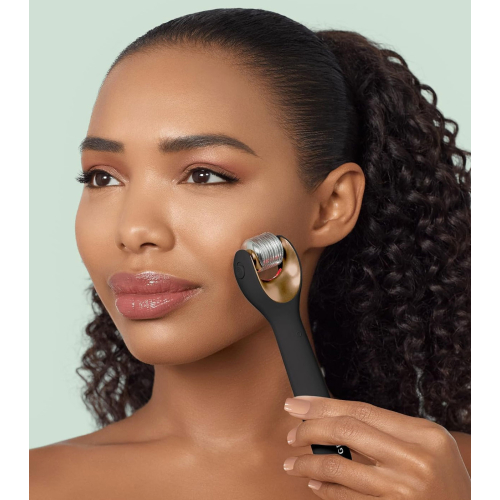 GESKE - Rullo facciale con microaghi 9 in 1 - Oro nero