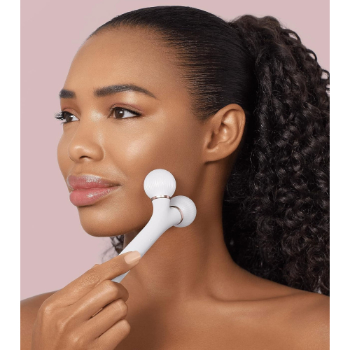 GESKE - Rullo facciale sonico 4 in 1 - Bianco oro rosa