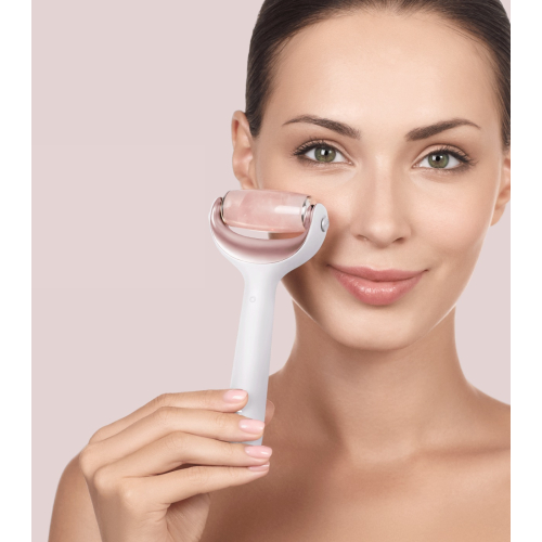 GESKE - Rullo viso e corpo con microaghi 9 in 1 - Bianco oro rosa
