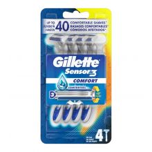 Gillette - Lamette da barba usa e getta Sensor 3 Comfort