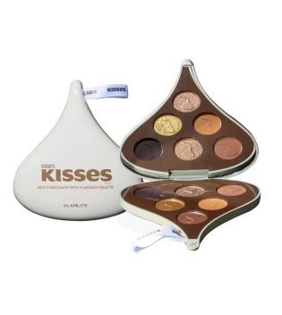 Glamlite - *Hershey's Kisses* - Palette di ombretti - Milk Chocolate with Almonds