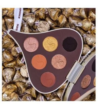 Glamlite - *Hershey's Kisses* - Palette di ombretti - Milk Chocolate with Almonds