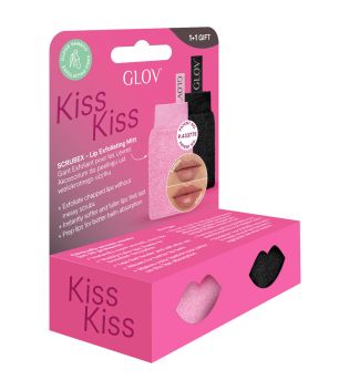 GLOV - *Amore Collection* - Duo guanti esfolianti labbra Scrubex Kiss&Kiss Set