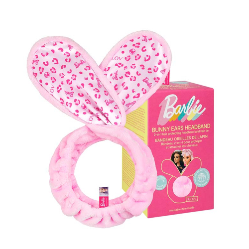 GLOV - *Barbie* - Fasce per capelli con orecchie di coniglio - Pink Panther