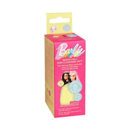 GLOV - *Barbie* - Guanto struccante Only Cleansing Mitt -  Baby Banana
