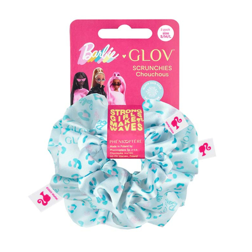 GLOV - *Barbie* - Confezione da 3 elastici - Blue Panther