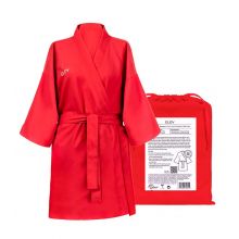 GLOV - Accappatoio in spugna ultra assorbente Kimono Style - rosso