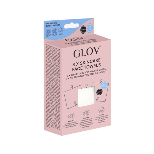 GLOV - Confezione 3 asciugamani per il viso in microfibra Luxury Face
