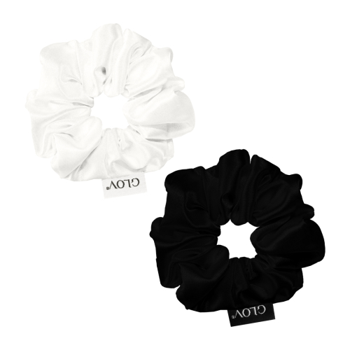 GLOV - Confezione da 2 elastici Satin Scrunchies taglia S