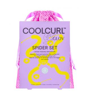 GLOV - Set per arricciare i capelli senza calore Cool Curl Spider - Black