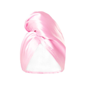 GLOV - Asciugamano turbante in raso double face - Rosa