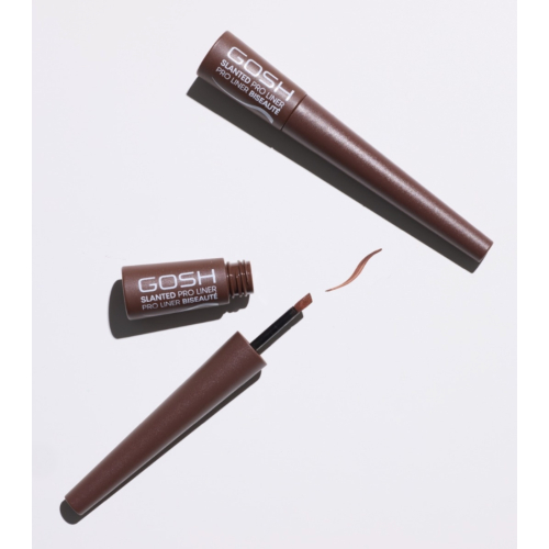 Gosh - Eyeliner liquido Slanted Pro Liner - 003: Matt Brown