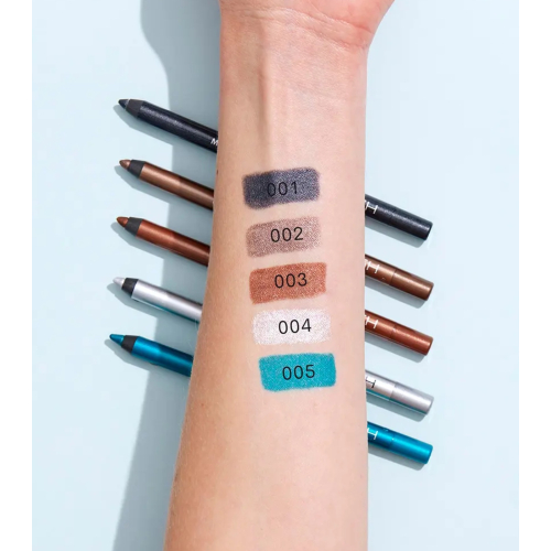 Gosh - Matita per eyeliner Metal Eyes - 001: Hematite