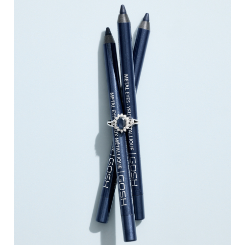 Gosh - Eye Liner Waterproof Metal Eyes - 008: Sapphire Night