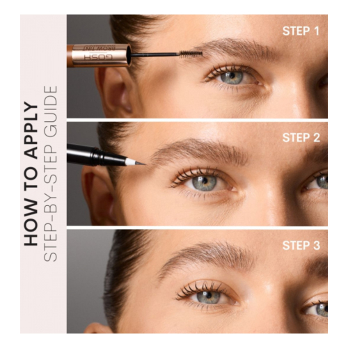 Gosh - Tinta per sopracciglia - Brow Tint - 002: Dark Brown