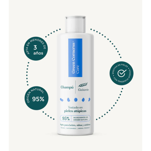 Green Cornerss - Shampoo ai piselli - Cuoio capelluto sensibile