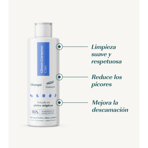 Green Cornerss - Shampoo ai piselli - Cuoio capelluto sensibile