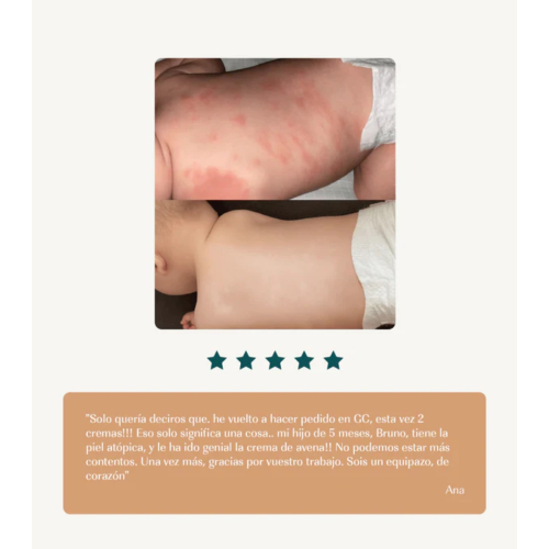 Green Cornerss - Crema corpo idratante all'avena - Pelle atopica