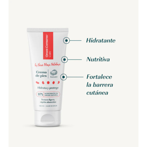 Green Cornerss - Crema idratante per i piedi al pomodoro